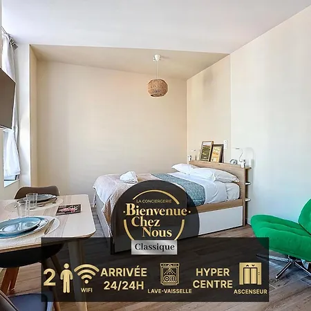 Apartment Chaleureux Et Lumineux - Centre Blatin B
